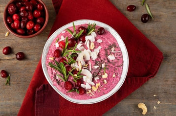 Cranberry Cashew Smoothie Bowl