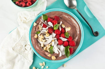 Coconut Raspberry Açai Smoothie Bowl