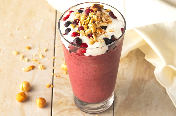 Chocolate Berry Hazelnut Shake