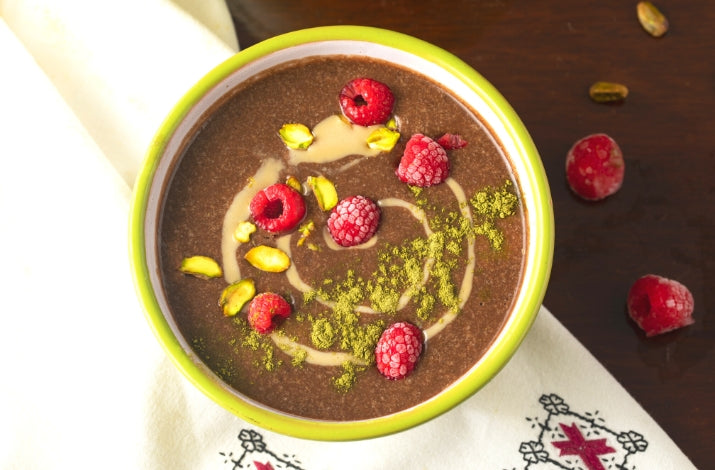 Chocolate Moringa Smoothie Bowl
