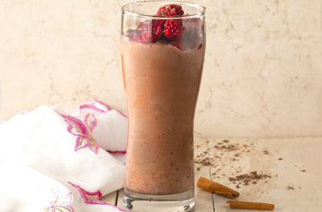 Chocolate Raspberry Cinnamon Smoothie