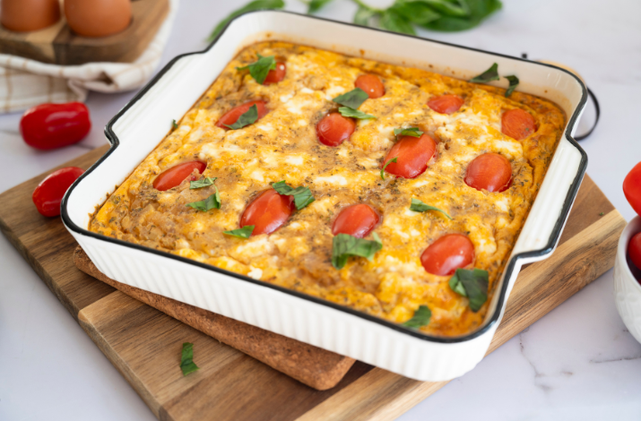 Tomato-Feta Quiche
