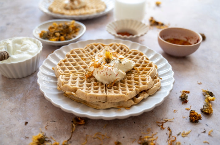 Saffron & Marigold Waffles