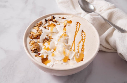 Caramelized Cinnamon Roll Protein Bowl
