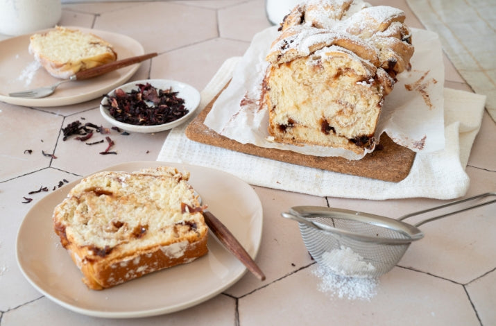 Vanilla Hibiscus Loaf